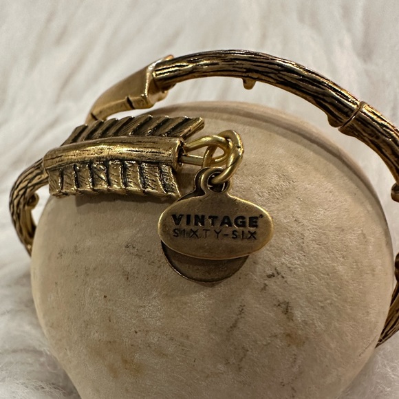 Alex & Ani Vintage Arrow Gold Wrap Bangle - Picture 3 of 5